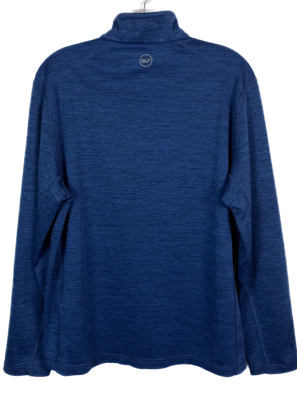 Vineyard Vines Sankaty Quarter Zip Mens Medium Blue OTG On-The-Go 1/4 Pullover